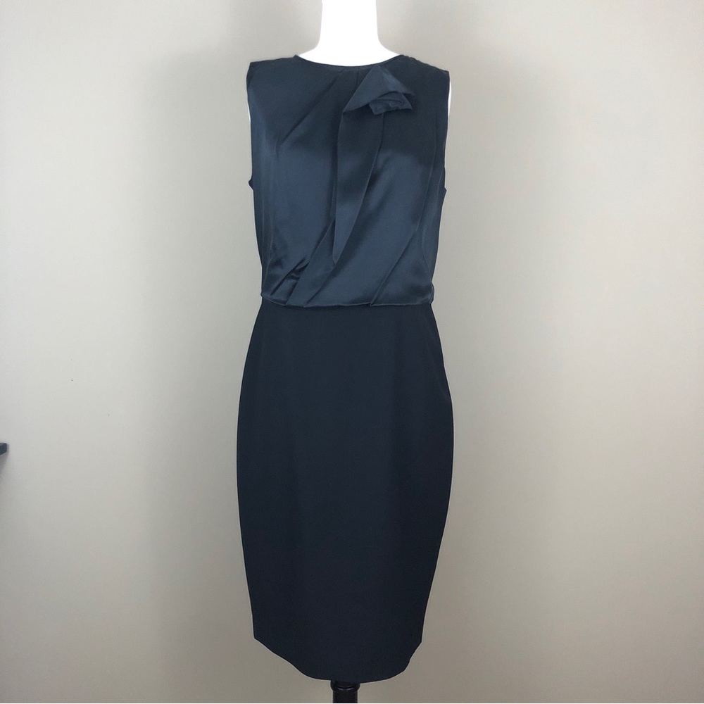 🆕NWT Ellen Track Silk and Wool Black Dress Size 6